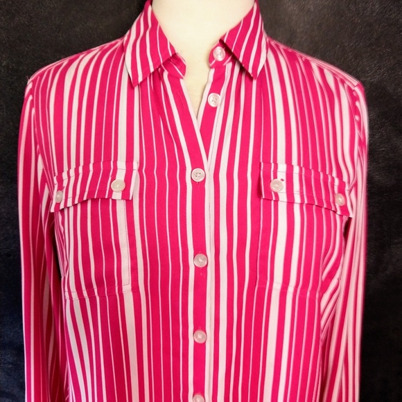 Jones New York Tops - JONES NEW YORK | Tie Front Button Up Blouse Sz PM